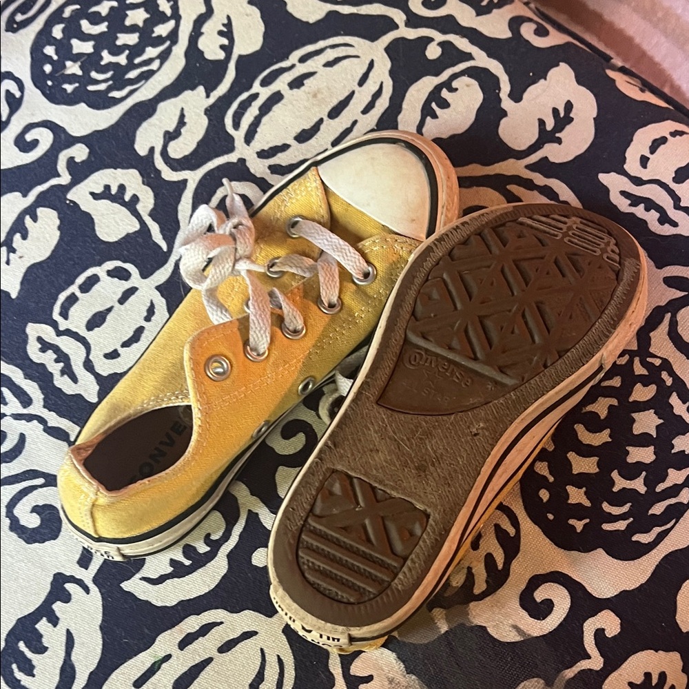 Converse Yellow Kids Sneakers